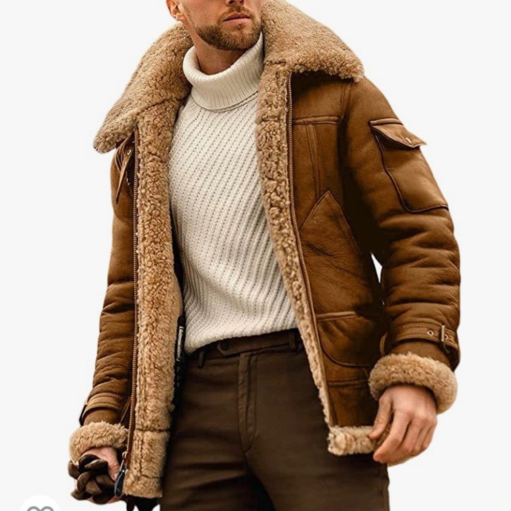 Plus size male winter coat
